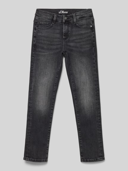 s.Oliver RED LABEL Regular Fit Jeans im 5-Pocket-Design Modell 'Seattle' Black 1