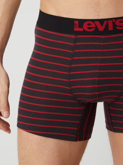 Levi's® Trunks met stretch in een 2-pack Rood - 4