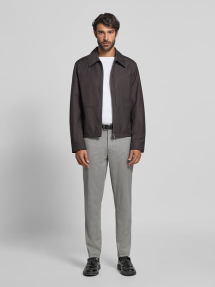 BOSS Regular Fit Chino aus mit Viskose-Anteil Modell 'KANE1' Hellgrau 1