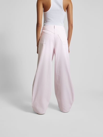 Remain Jeans met streepmotief Roze - 5