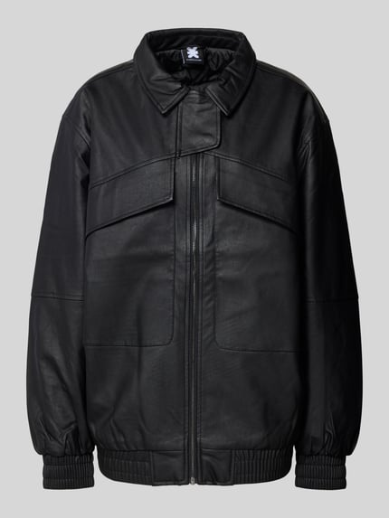 Oversized Jacke in Leder-Optik Shop The Look MANNEQUINE
