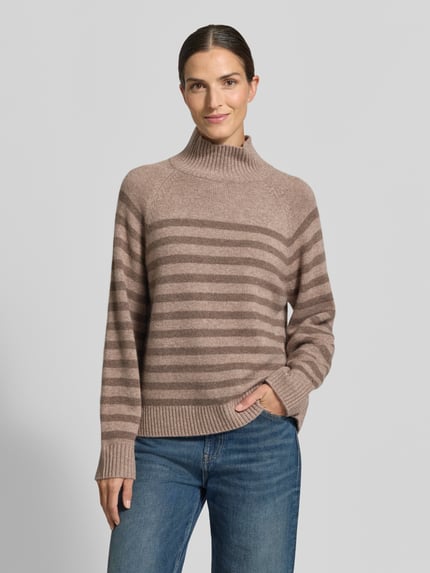 Tommy Hilfiger Relaxed Fit Turtleneck aus Woll-Mix mit Kaschmir-Anteil Taupe 4