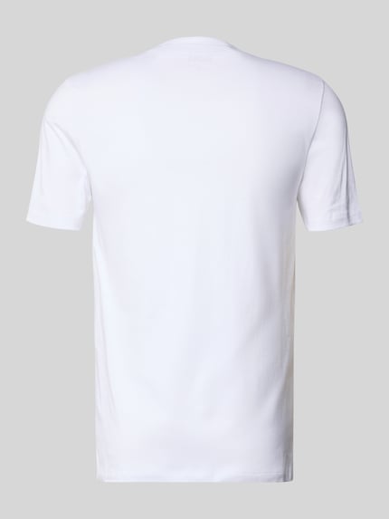 Produktfoto, Regular Fit T-Shirt aus reiner Baumwolle im 3er-Pack Modell 'CLASSIC' von BOSS, Optik: Unifarben, Jersey, weiß.