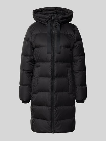 Marc O'Polo Regular Fit Daunenmantel mit Label-Print Black 2