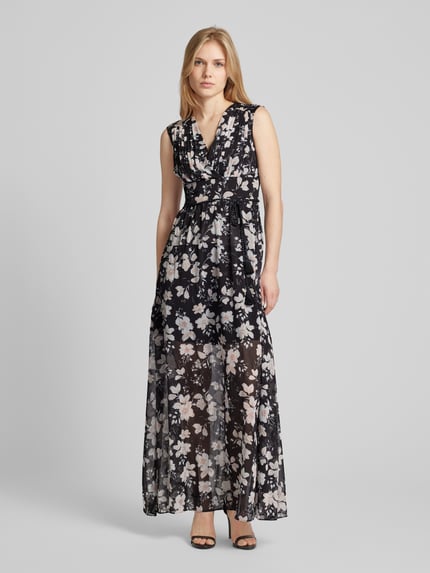 GUESS Maxi-jurk met bloemenprint, model 'GILDA' Zwart - 4