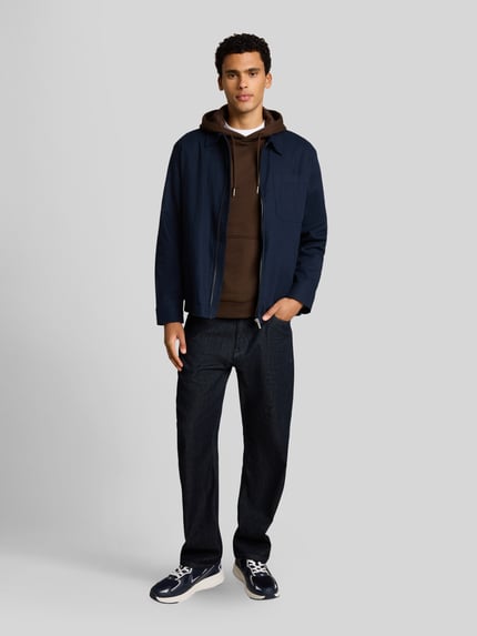 Tom Tailor Denim Regular Fit Hoodie aus Baumwoll-Mix Dunkelbraun 1