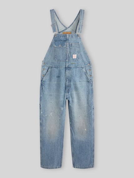 Levi's® Loose Fit Latzhose aus reiner Baumwolle Modell 'DIVING DUC' Jeansblau 2