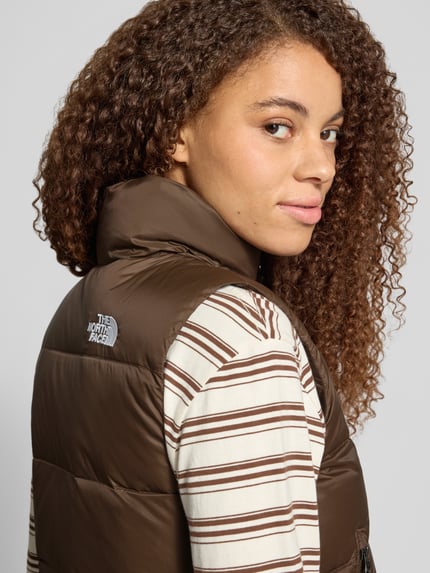 The North Face Straight Fit Steppweste mit Daunen-Feder-Füllung Dunkelbraun 3