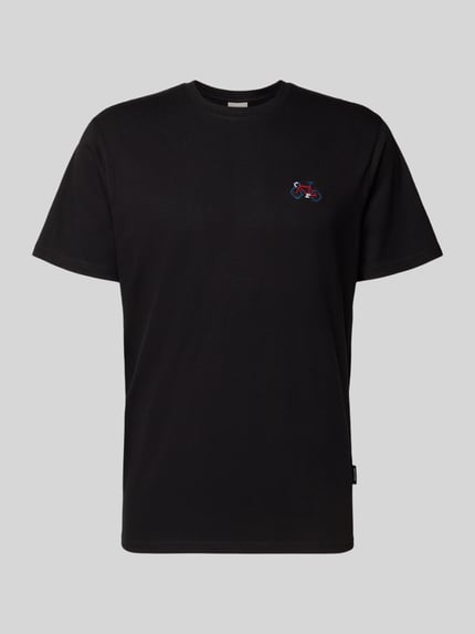 Dedicated T-Shirt mit Motiv-Stitching Black 2