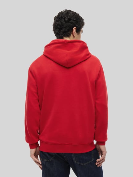Tommy Jeans Relaxed Fit Sweatshirt aus reiner Baumwolle Rot 5