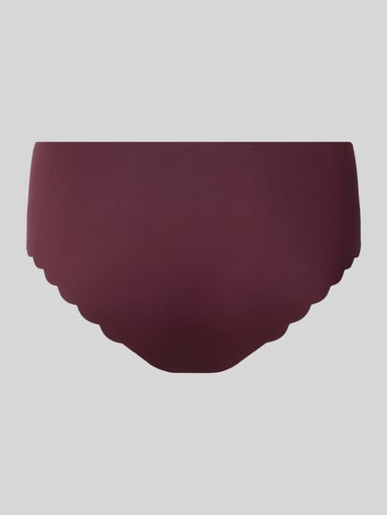 SKINY Panty aus weicher Mikrofaser mit Bogenkanten Bordeaux 3