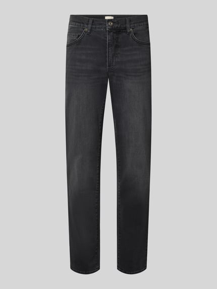 Brax Straight Fit Jeans aus Baumwoll-Mix Modell 'Cadiz' Black 2