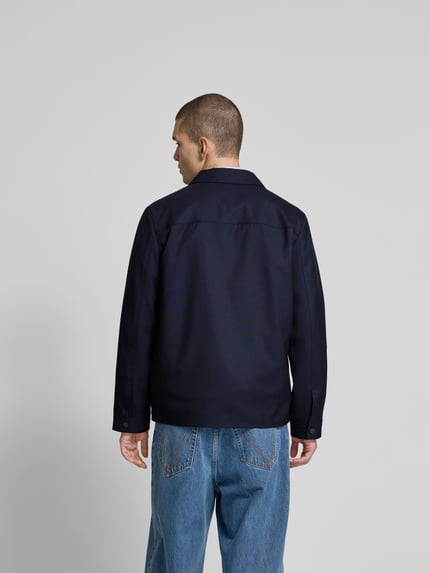 Wood Wood Hemdjacke mit Zweiwege-Reißverschluss Blau 5
