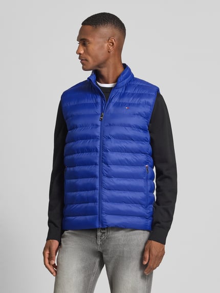 Tommy Hilfiger Regular fit bodywarmer met logostitching Koningsblauw - 4