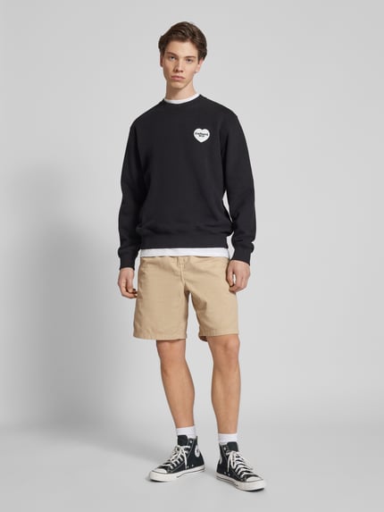 Carhartt Work In Progress Shorts mit elastischem Bund Modell 'FLINT' Beige 1