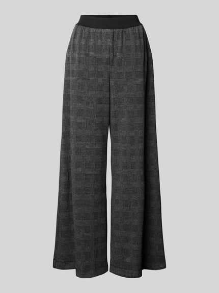 Apricot Stoffen broek met elastische band Antraciet - 2