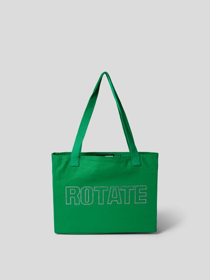 ROTATE shopper met labelapplicatie Groen - 2