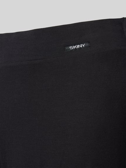 SKINY Straight Leg Pyjama-Hose mit Label-Detail Black 2