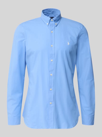 Slim Fit Freizeithemd aus Baumwoll-Mix Shop The Look MANNEQUINE