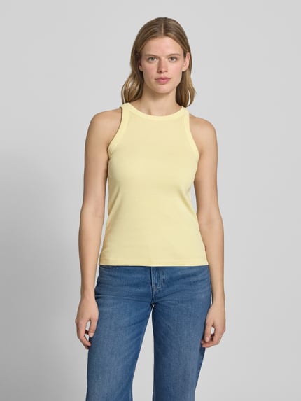 Levi's® Top na ramiączkach o kroju slim fit z czystej bawełny Jasnożółty 4