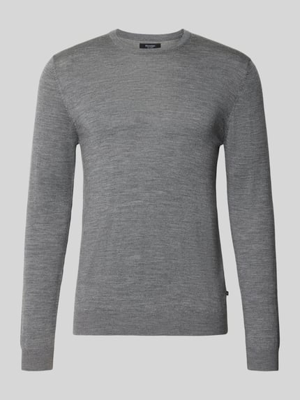Strickpullover mit gerippten Abschlüssen Modell 'Margrate' Shop The Look MANNEQUINE