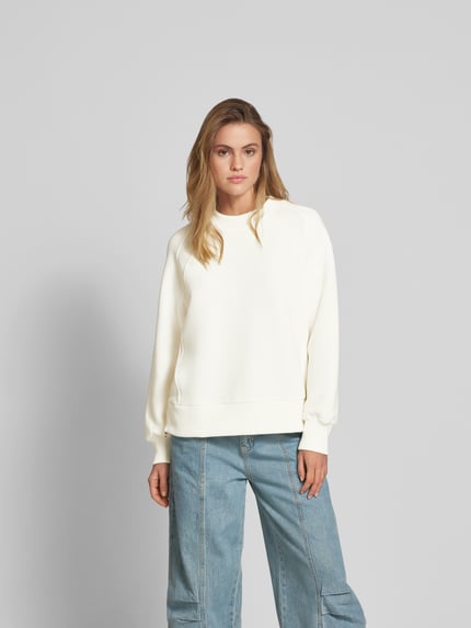 VARLEY Sweatshirt mit gerippten Abschlüssen Ecru 4