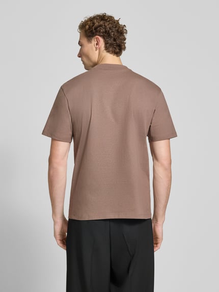 HUGO Regular Fit T-Shirt aus reiner Baumwolle Modell 'Dapolino' Hellrot 5
