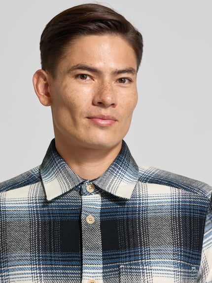 DRYKORN Regular Fit Overshirt mit Brusttasche Modell 'DIEGGO' Blau 3