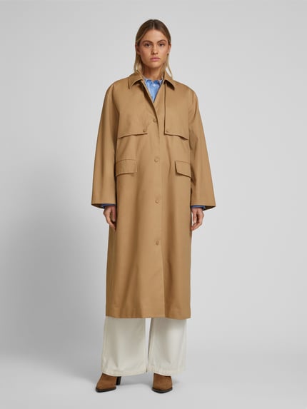 INFLUENCER'S CHOICE BY P&C* Trencz w stylu oversized Jasnobrązowy 4