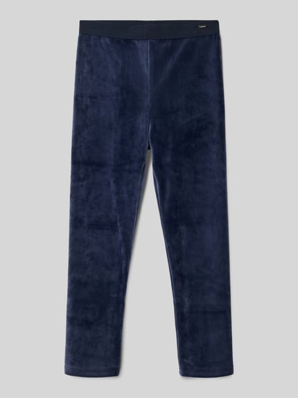 Mayoral Skinny fit legging met labeldetail Marineblauw - 1