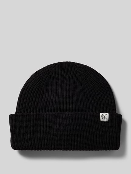 MSCH Copenhagen Beanie aus Viskose-Mix Modell 'GALINE RACHELLE' Black 1