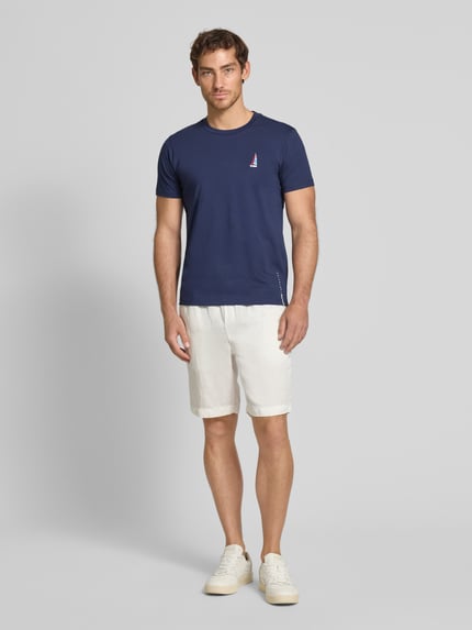 Zeybra T-Shirt mit Motiv-Stitching Marine 1