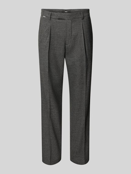 CINQUE Regular Fit Stoffhose mit Bügelfalten Modell 'CiSalto' Dunkelgrau 2