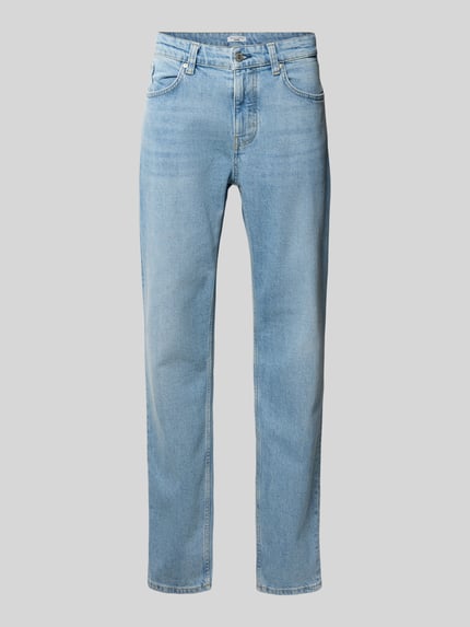 Marc O'Polo DENIM Jeansy o kroju tapered fit z mieszanki bawełny model ‘ARIC’ Jasnoniebieski 2