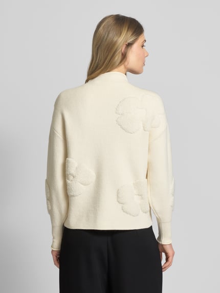 zero Gebreide pullover met turtleneck Offwhite - 5