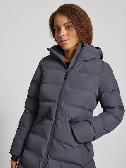 Superdry Regular Fit Mantel in Stepp-Optik Modell 'City' Dunkelgrau 3