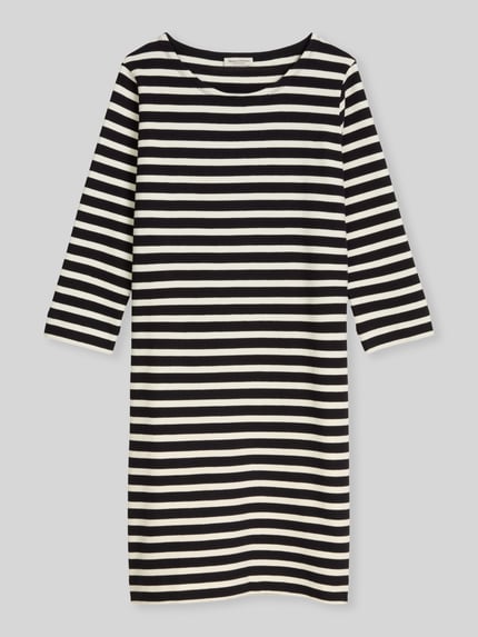 Marc O'Polo Loose Fit Freizeitkleid aus reiner Baumwolle Marine 2