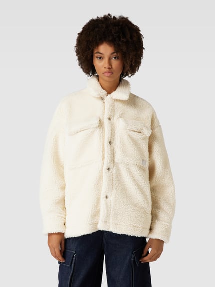 G-Star RAW Oversized jack met borstzakken Offwhite - 4
