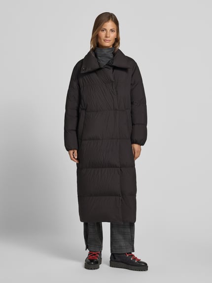 HUGO Regular Fit Daunenmantel mit hohem Stehkragen Modell 'Franca-1' Black 4