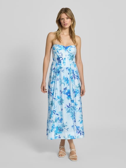 Bardot Cocktailjurk van lyocellmix in all-over look Blauw - 4