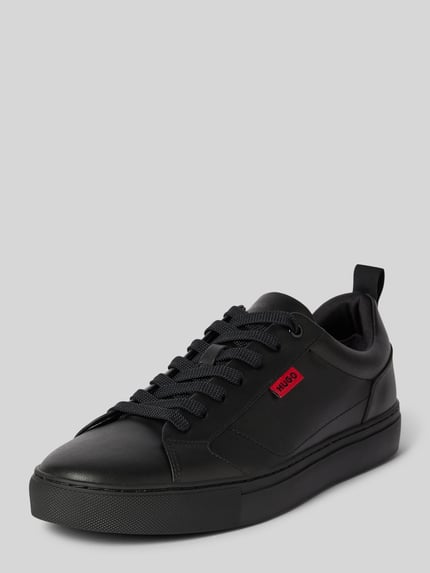 HUGO Sneakersy z pętelką model 'Morrie' Czarny 1