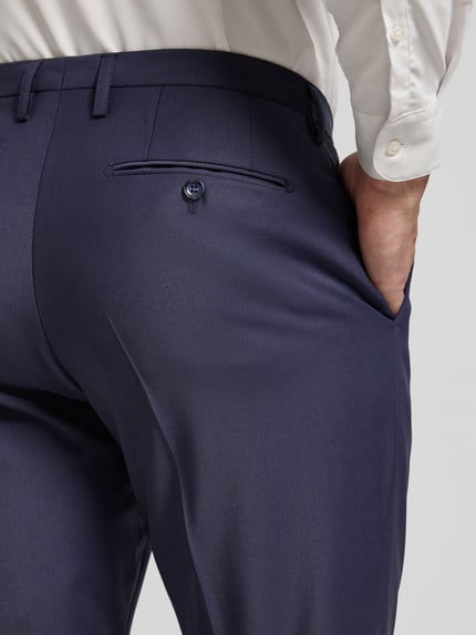CINQUE Slim Fit Anzughose mit Bügelfalten Modell 'Castello' Marine 3