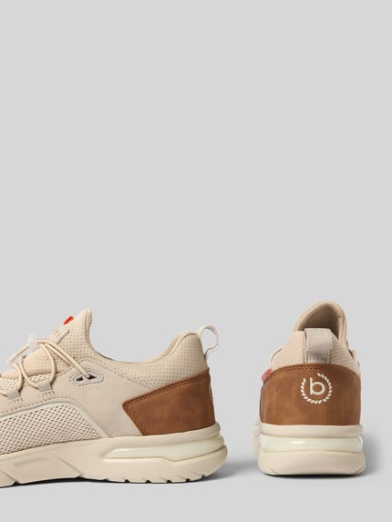 bugatti Sneaker mit Schnürverschluss Modell 'Nubola' Beige 2