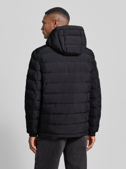 Geox Gewatteerd jack met capuchon, model 'SPHERICA' Zwart - 5