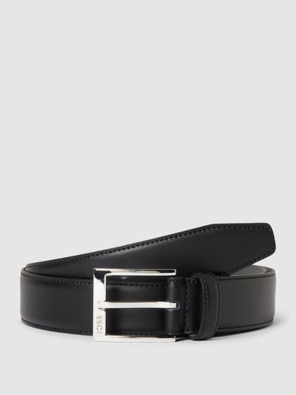 BOSS Ledergürtel mit Dornschließe Modell 'ELLOTYO' Black 1
