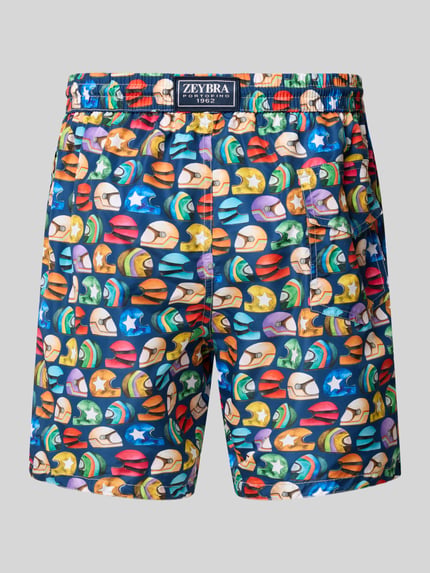Zeybra Badehose mit elastischem Bund Marine 3