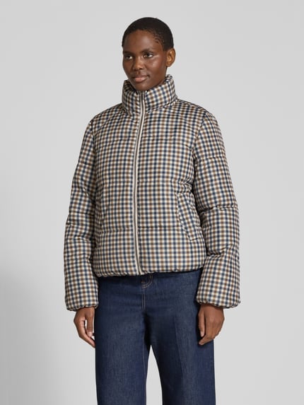 VILA Steppjacke mit Stehkragen Modell 'KARLA' Camel 4