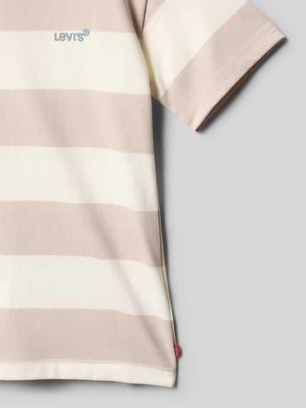 Levi’s® Kids Regular Fit T-Shirt aus Baumwoll-Mix Stein 2