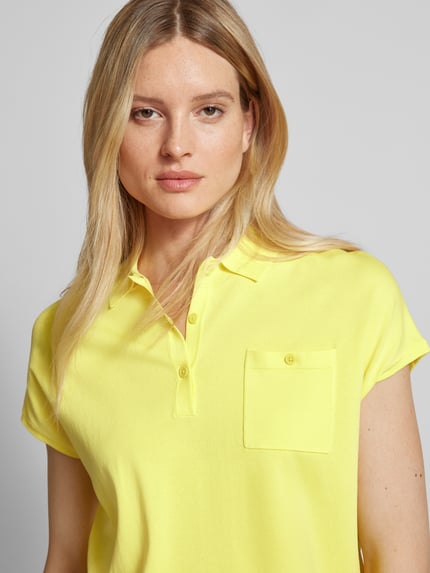 COMMA Strickshirt mit Brusttasche GELB 3