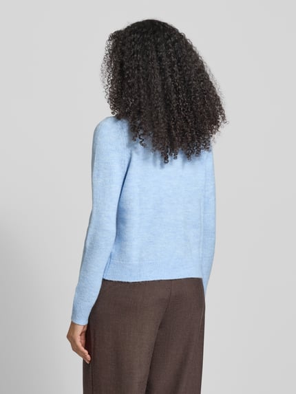 Christian Berg Woman Regular Fit Strickpullover mit Woll-Anteil Hellblau 5